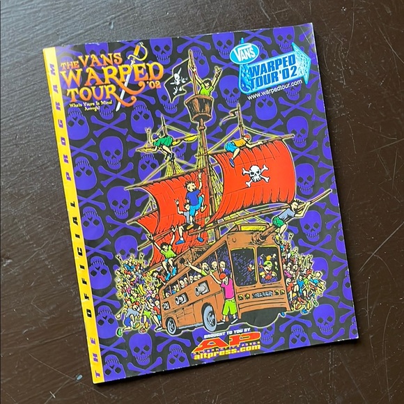 Vans Warped Tour 2002 Official Program - Picture 1 of 3